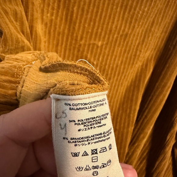 Free People Serena Popover Sweater Ribbed Velvet Size medium - Picture 7 of 8